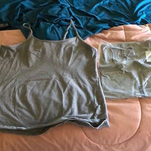 Gray tank top